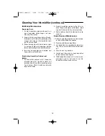 Preview for 12 page of Emerson MoistAIR HD1405 Owner'S Manual