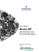 Emerson MP105A4 User Manual preview