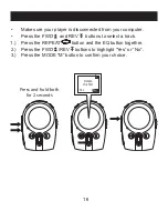 Preview for 16 page of Emerson MP205 Owner'S Manual