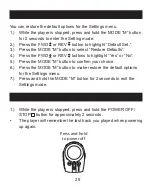 Preview for 25 page of Emerson MP205 Owner'S Manual