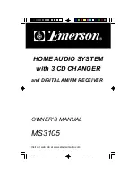 Emerson MS3105 Owner'S Manual preview