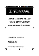 Emerson MS3106 Owner'S Manual preview