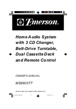 Emerson MS9903TT Owner'S Manual preview