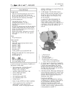 Предварительный просмотр 16 страницы Emerson MVS205 Safe Use Instructions