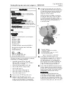 Предварительный просмотр 22 страницы Emerson MVS205 Safe Use Instructions