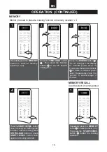 Предварительный просмотр 16 страницы Emerson MW1107B Owner'S Manual