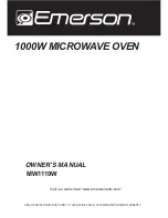 Preview for 1 page of Emerson MW1119W Owner'S Manual