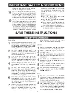 Preview for 4 page of Emerson MW1119W Owner'S Manual