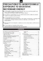 Предварительный просмотр 2 страницы Emerson MW1612B Owner'S Manual