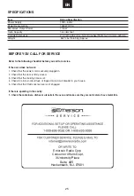 Preview for 26 page of Emerson MW1612B Owner'S Manual