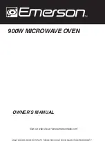 Предварительный просмотр 1 страницы Emerson MW7300W Owner'S Manual