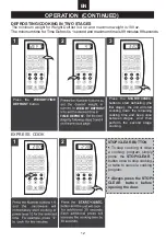 Предварительный просмотр 13 страницы Emerson MW7300W Owner'S Manual