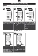 Предварительный просмотр 16 страницы Emerson MW7300W Owner'S Manual