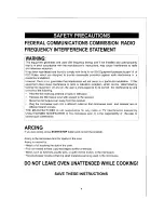 Preview for 5 page of Emerson MW8119SB Owner'S Manual