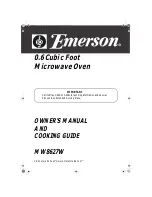 Emerson MW8627W Owner'S Manual And Cooking Manual предпросмотр