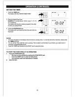 Preview for 16 page of Emerson MW8773SL Owner'S Manual