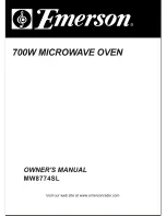 Предварительный просмотр 1 страницы Emerson MW8774SL Owner'S Manual