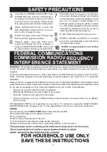 Preview for 5 page of Emerson MW8785SS Owner'S Manual