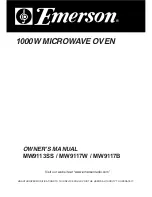 Preview for 1 page of Emerson MW9113SS Owner'S Manual