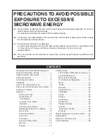 Preview for 2 page of Emerson MW9113SS Owner'S Manual