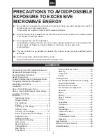 Предварительный просмотр 2 страницы Emerson MW9255B/W Owner'S Manual