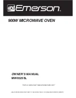 Emerson MW9325SL Owner'S Manual предпросмотр