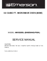 Emerson MW9325SL Service Manual предпросмотр