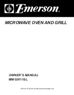 Предварительный просмотр 1 страницы Emerson MWG9111SL Owner'S Manual