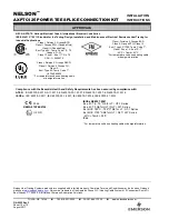 Preview for 10 page of Emerson NELSON AXPTC125 Installation Instructions Manual