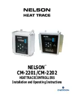 Preview for 1 page of Emerson NELSON HEAT TRACE CM-2201 Installation And Operating Instructions Manual