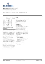 Preview for 1 page of Emerson Neotecha NTB Installation And Maintenance Instructions Manual