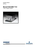 Emerson NGA2000 TO2 Instruction Manual preview