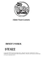 Emerson Nick Jr Dora the Explorer DTE622 Owner'S Manual preview