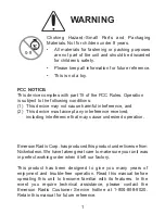 Предварительный просмотр 2 страницы Emerson Nick Jr Dora the Explorer DTE622 Owner'S Manual