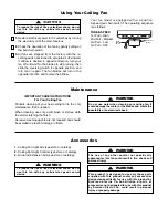 Preview for 8 page of Emerson Northwind CF702ORB04 Owner'S Manual