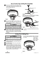 Предварительный просмотр 6 страницы Emerson Northwind Contemporary Snugger CF804SBS01 Owner'S Manual