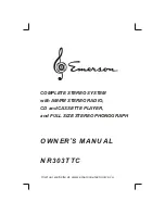 Emerson NR303TTC Owner'S Manual preview