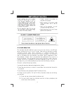 Preview for 4 page of Emerson NR303TTC Owner'S Manual