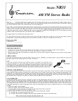 Emerson NR31 Manual preview