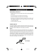 Предварительный просмотр 5 страницы Emerson NR51 Owner'S Manual