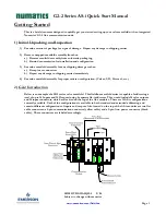 Preview for 1 page of Emerson Numatics G2-2 AS-i Quick Start Manual