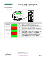 Предварительный просмотр 9 страницы Emerson Numatics G2-2 series Quick Start Manual