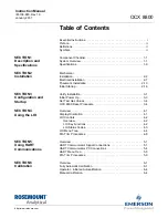 Preview for 5 page of Emerson OCX 8800 Instruction Manual