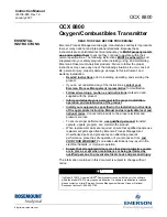 Предварительный просмотр 7 страницы Emerson OCX 8800 Instruction Manual