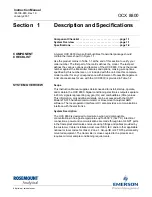 Preview for 9 page of Emerson OCX 8800 Instruction Manual