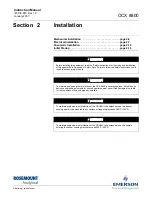 Preview for 21 page of Emerson OCX 8800 Instruction Manual