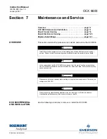 Preview for 71 page of Emerson OCX 8800 Instruction Manual