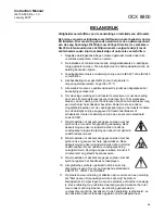 Preview for 129 page of Emerson OCX 8800 Instruction Manual