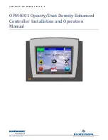 Preview for 1 page of Emerson OPM4001 Installation And Operation Manual