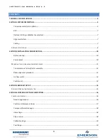 Preview for 2 page of Emerson OPM4001 Installation And Operation Manual